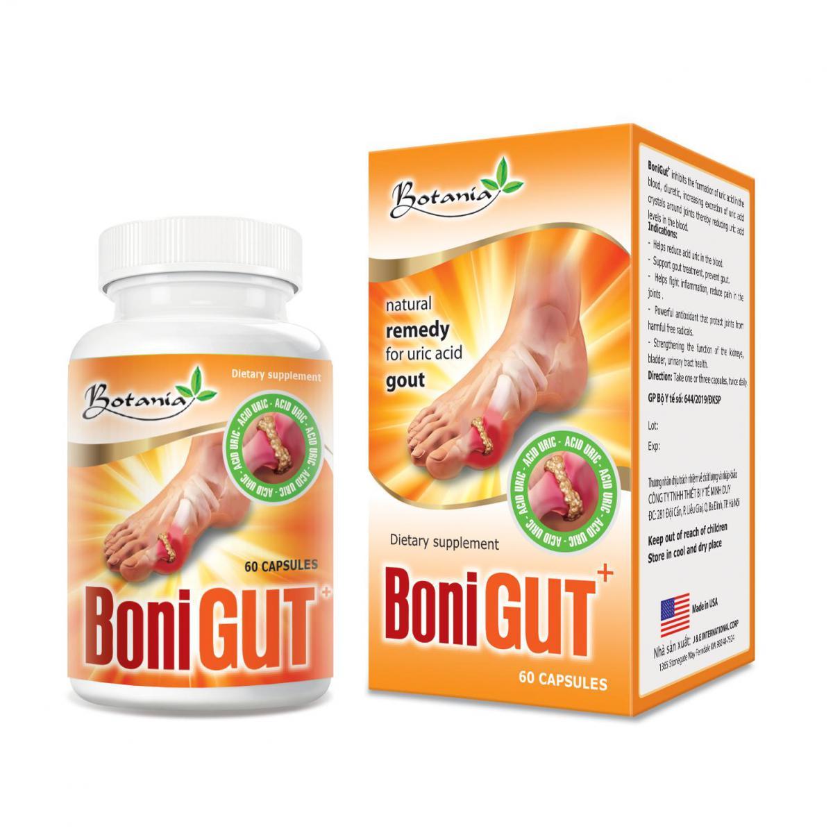 BoniGut + - Đẩy lùi bệnh gút hiệu quả